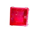 One Gang PVC Color Junction Box Electrical Wiring Plastic Wall Mount Conceal Switch Back Part 1 Easy to Connect Conjoin. 