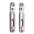 2 Piece Mini Quick Ratchet Wrench Set Straight/Elbow Screwdriver Set Red & Silver Chrome Alum Alloy Steel Has Two Heads. 