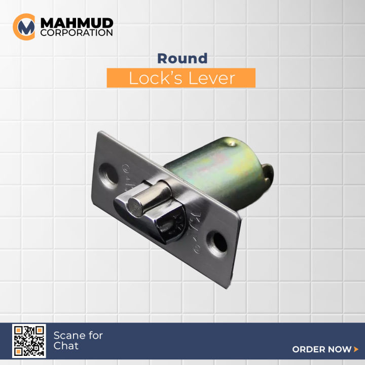 Round Lock's Lever 60mm 70mm Lock Single latch Tongue Universal latch