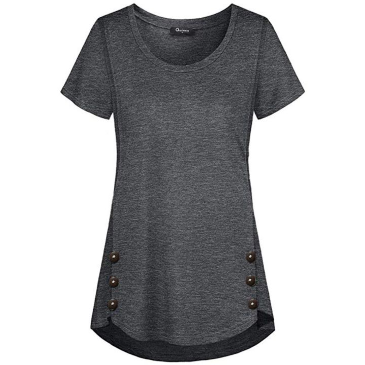 Maternity%20Clothes%20Pregnancy%20Buttons%20Breastfeeding%20Pregnant%20Women%20Short%20Sleeve%20Casual%20Summer%20Pullover%20T-shirt%20Pregnant%20Clothes%20-%20Image%205