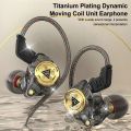 QKZ AK3 In Ear Earphone Dynamic Driver Headsets Stereo Sports HIFI Subwoofer Earplugs Noise Cancelling Gaming Music Earbuds.