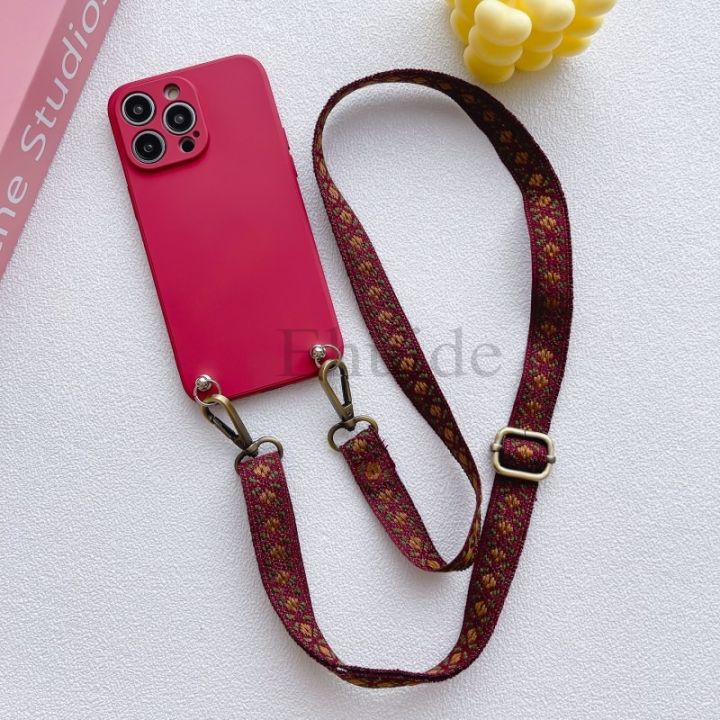HoneyYami%20Classic%20Strap%20Case%20For%20iPhone%2015%20Pro%20Max%2014%2013%2012%20Mini%20X%20XR%20XS%207%208%20Plus%2011%20Pro%20Crossbody%20Lanyard%20Neck%20Cord%20Liquid%20Silicone%20Cover%20-%20Image%207