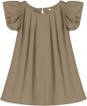 Ruffled Charm: Cute Sleeveless Dress for Girls Aged 0 to 12. 