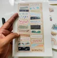Printed Sticker sheets A5 size (5pc). 
