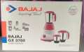 Bajaj GX 3702 750W Mixer Grinder with Anti-Bacterial Coating and Nutri-Pro Feature, 3 Jars, Crimson Red. 