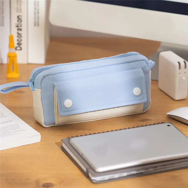 ANGOO%20Pencil%20Case,Large%20Capacity%20Pen%20Pencil%20Pouch,%20Purple%20-%20Image%202