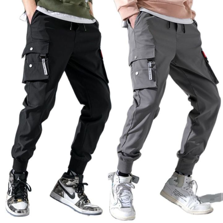Summer%20Thin%20Men%20Jogging%20Golf%20Pantslyester%20Cargo%20Work%20Tactical%20Pant%20Tracksuit%20Spring%20Trousers%20Man%20Clothes%20Ankle%20Length%20-%20Image%203