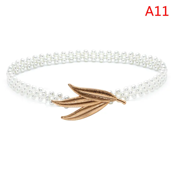 Elegant%20Faux%20Pearl%20Dress%20Belt%20For%20Girls%20Elastic%20Belt%20Accessories%20Party%20Decor%20-%20Image%202
