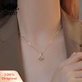 Carat Shining Rhinestone Neckle Sparkling Rhinestone Neckle Elegant Adjusle Pendant for Women Perfect Fashion cessory Gift Women Neckle. 