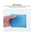 4Pcs Pan Pot Dish Wash Sponges Double Side Dishwashing Sponge Household Kitchen Cleaning Tools Tableware Dish Washing Brush.