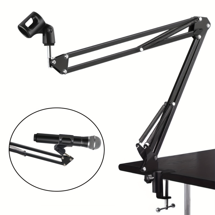 Professional Recording Microphone Stand Suspension Scissor Arm For Dynamic and Condenser Mic