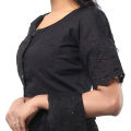 Pure Cotton Chicken Ghoti Hata Sleeves Saree Blouse For Women's. 