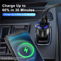 USLION 5 Port USB Fast Charging Car Charger For Xiaomi POCO Realme Quick Charge 3.0 Charging Mobile Phone Charger in Car Adapter. 