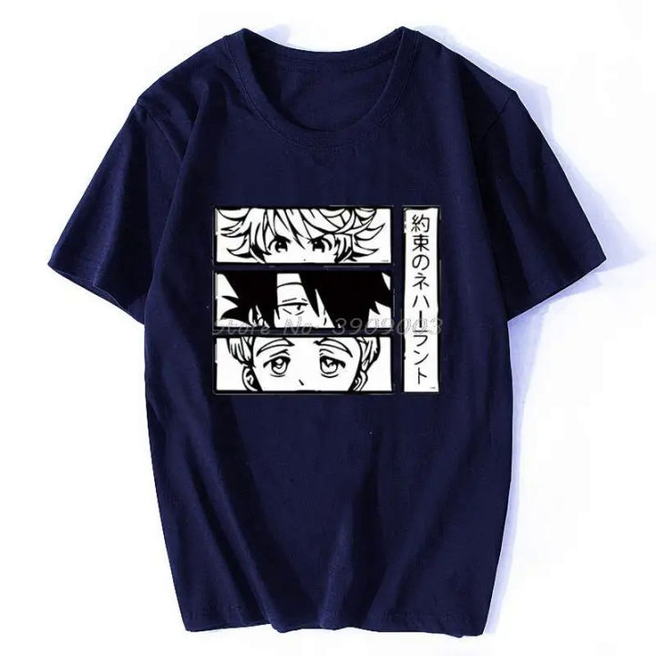 Anime%20The%20Promised%20Neverland%20Men's%20T%20Shirt%20Japan%20Manga%20Norman%20Ray%20Anime%20T-Shirt%20Unisex%20Funny%20Tshirt%20Streetwear%20Harajuku%20-%20Image%203