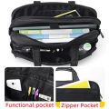 Waterproof Tough Oxford 16 Inch Laptop Case Briefcase Large Capacity Men's Office Business Bag Expansion Travel Laptop Bag 6402.