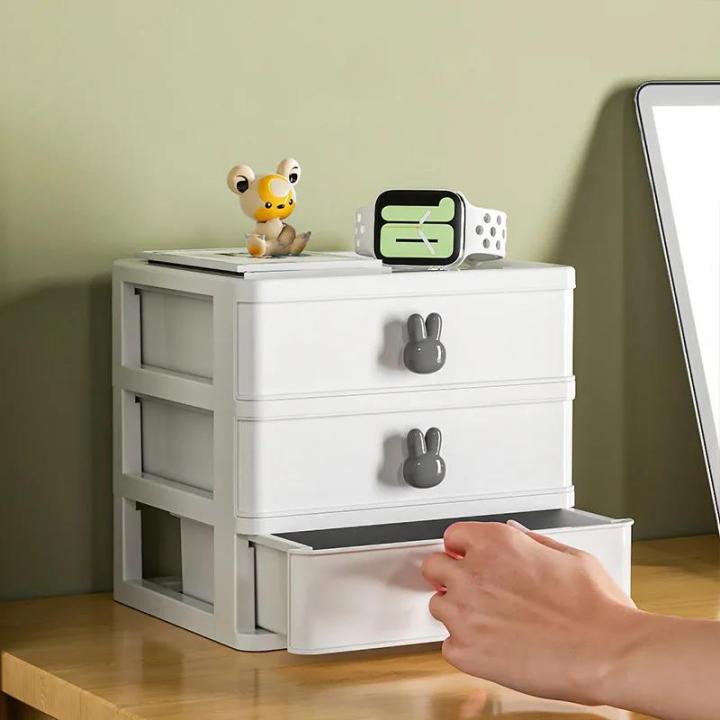Household%20Cartoon%20Desktop%20Storage%20Box%20Transparent%20Small%20Drawer%20Desk%20Plastic%20Mini%20Storage%20Box%20Rabbit%20Stationery%20Organizer%20-%20Image%202