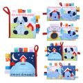 Soft Books Infant Cute Animal Pattern Cloth Books Baby Educational Cloth Book Cognition Toys. 