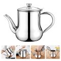 Stainless Steel Oil Container Large Capacity Practical Sauce Vinegar Water Storage Kitchen Dispenser Bottle.