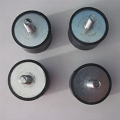 4 Pcs M8 Thread With Studs 40mm X 30mm Cylindrical Rubber Mounts, Vibration Isolators Steering Damper Easy To Use.