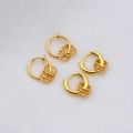 Anime Tokyo Revengers Chifuyu Matsuno Cosplay Earrings Black Silver Gold Color Hoop Earrings Ear Clip For Women Men Jewelry. 
