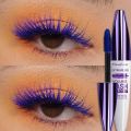 Waterproof Blue Eyelash Mascara New 5D Silk Fiber Stereo Mascara Lasting Fast-Dry Curling Lashes Extension Makeup Eye Cosmetics. 