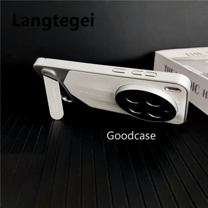Langtegei%20Casing%20For%20Vivo%20X300%20Pro%20X300Pro%20VivoX300%20Vivo%20X200%20Pro%20Ultra%205G%20Splicing%20color%20Plain%20Leather%20Phone%20Case%20Shell%20bracket%20Back%20Shockproof%20Casing%20Cover%20-%20Image%206
