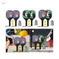 Wood Pickleball Paddles Two Paddles Two Pickle Balls Beginner Racket for Men Women Kids Lightweight Outdoor and Indoor with.