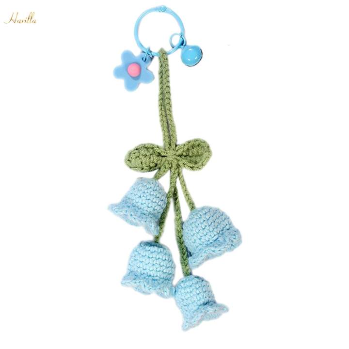 Crochet%20Flower%20Keychain%20Birthday%20Gift%20Knitted%20Orchid%20Bell%20Flower%20Pendant%20-%20Image%204