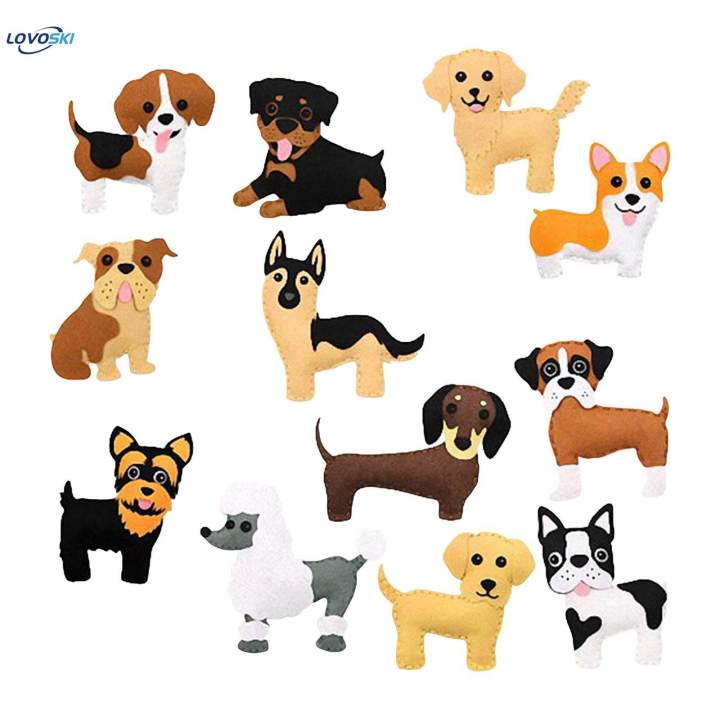 Felt Animal My First Sewing Kits Creative Educational Toy for Kids Ages 6-8-12 Girls Boys