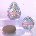 2pcs/Set Oversized Makeup Puff Powder Concealer Blush Blender Sponge Cosmetics Applicator Dry Wet Use Tools Kits.