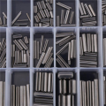 840Pcs Stainless Steel Slotted Spring Pin Assortment Kit, Split Spring Dowel Tension Roll Pins with Box. 