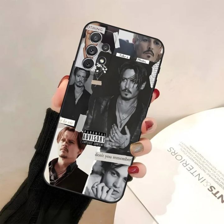 Johnny%20Depp%20Phone%20Case%20For%20Samsung%20Galaxy%20S7%20S8%20S9%20S23%20S20%20S10%20S22%20S30%20S21%20Pro%20Plus%20Ultra%20Fe%20Back%20Design%20Cover%20-%20Image%203