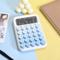 Desktop Mechanical Calculator, Cute Big Buttons Calculators,Blue. 