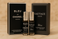 combo of Blue de chanel and Dior Sauvage concentrated perfume oil -6ml +6ml. 