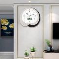 New clock hanging wall quartz clock home living room wall clock Mute bedroom decorative clock creative punch-free wall watch. 