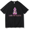 Dark gathering T shirt funny graphic kawaii tshirt unisex high quality cartoon cotton men aesthetic Harajuku tees shirts clothes.