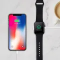 Fast 2 in 1 Smart Watch Wireless Charger For Apple Watch Series 1 2 3 4 USB Magnetic Charging Cable For iPhone 7 8 X Max Good effect and easy to use. 