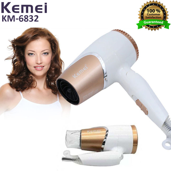 Kemei%20KM-6832%20Foldable%20With%20Portable%20Mini%20Home%20Hair%20Dryer%20For%20Women%20-%20Image%202
