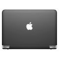 Apple metal look silver colour logo sticker for iphone and all mobile. 