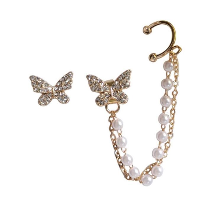 Women Earrings Set Butterfly Shape Individual Stud Earrings