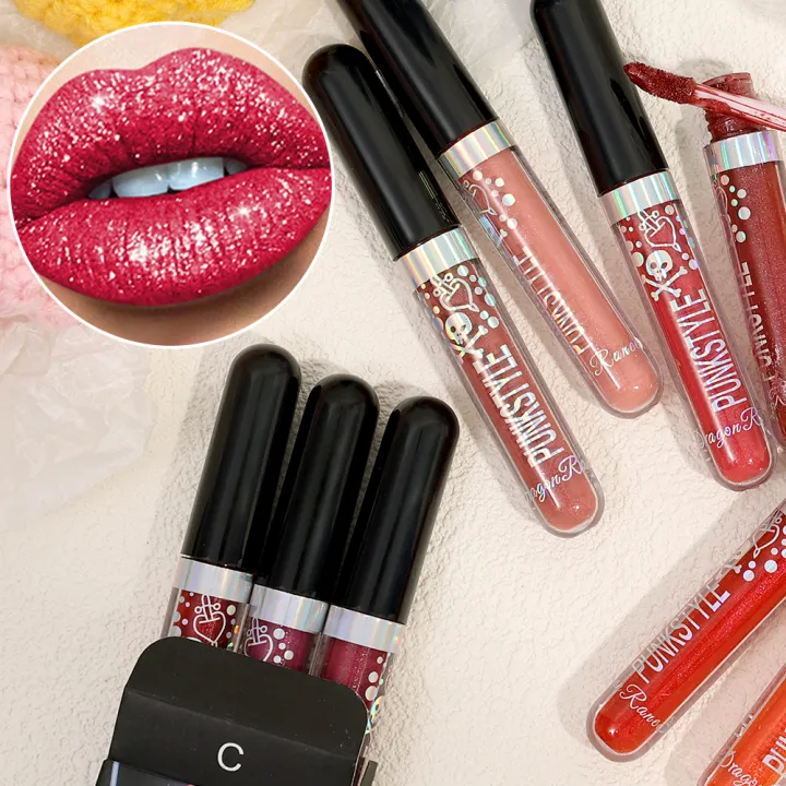 3Pcs/Set%20Diamond%20Glitter%20Liquid%20Lipstick%20Set%20Waterproof%20Long%20Lasting%20Red%20Black%20Lips%20Halloween%20Shimmer%20Lip%20Makeup%20Cosmetics%20-%20Image%202