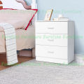 3 Drawers Modern Side Table, Cash Table Drawer Storage Night Stand for Home Office Use, Locker Drawer Cash Table Bedside Table (White) 28/20''. 