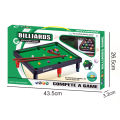 Children mini billiards toy snooker game toy pool table flocking for gift.