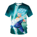 2023 new anime Dragon Ball Sun Wukong 3D printing T-shirt summer fashion casual T-shirt boys and girls unisex children's T-shirt. 