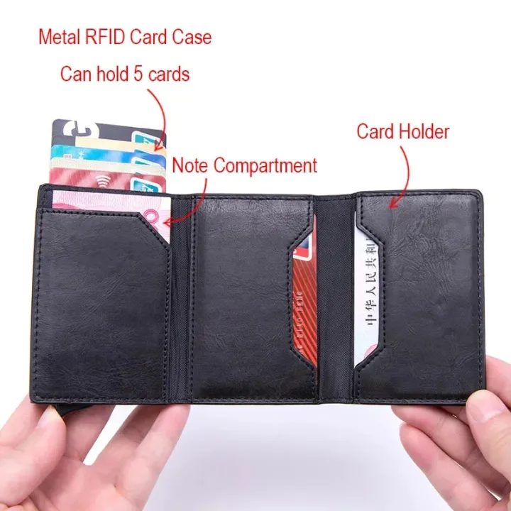 %E3%80%90Wweirdoo%E3%80%91Carbon%20Rfid%20Card%20Holder%20Women%20Men%20Smart%20s%20Slim%20Leather%20Trifold%20Purse%20Money%20Bag%20Small%20Male%20Mini%20Walet%20Ladies%20wallet%20-%20Image%203