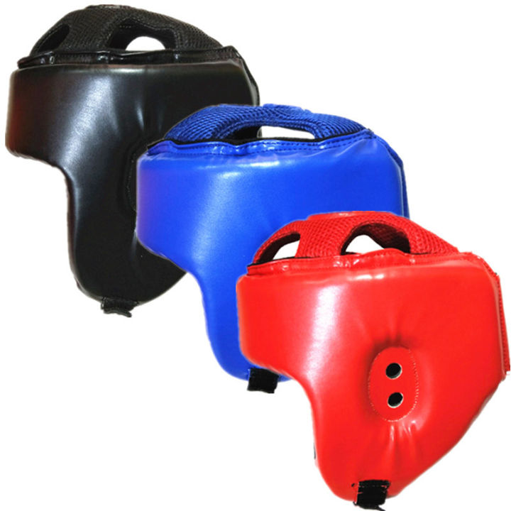 PU%20Leather%20Head%20Protection%20Mask%20Adjustable%20Boxing%20Protective%20Gear%20Wearable%20Kickboxing%20Head%20Protector%20Fitted%20For%20Sports%20Supplies%20Fengshi%20-%20Image%203