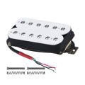 2pcs Electric Guitar Humbucker Pickups Alnico V Pickup White - Neck & Bridge.