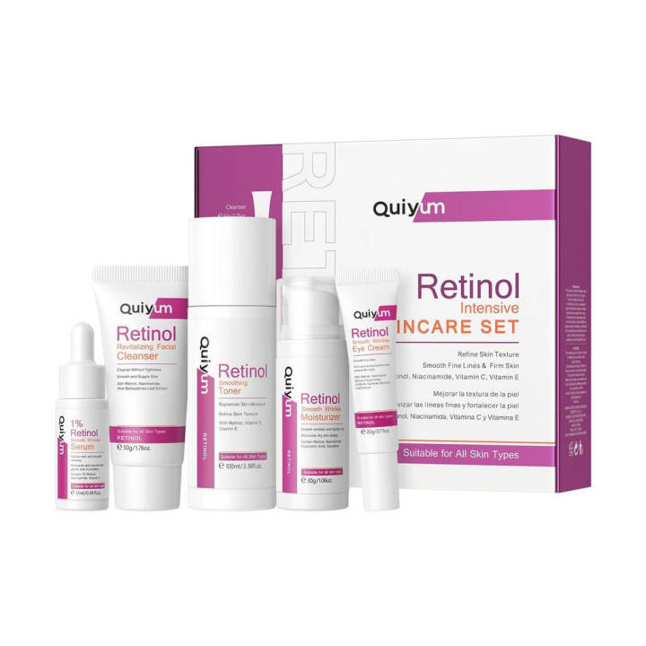Quiyum Retinol Intensive Skincare Set - 5PCS