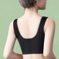 ice silk seamless bra Plus Size bra Gathered Breathable Anti Sagging bra Wireless Bra sports bra. 