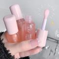 Rong lipstick colored, crystal jelly, lip oil, moisturizing, plumping lip gloss, coat, cute makeup, bright serum, fruit lip balm, makeup.